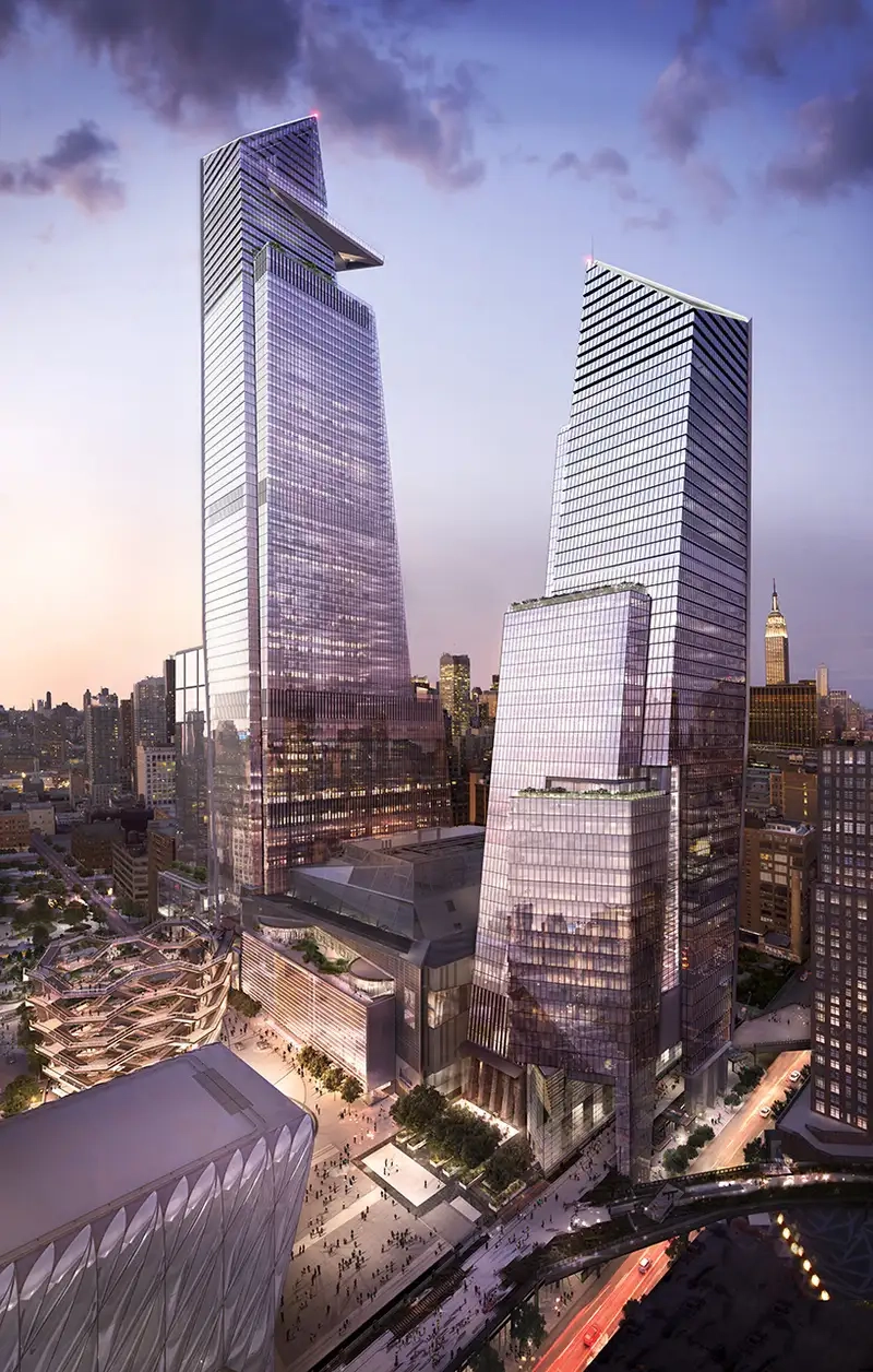 New York skyline 30 Hudson Yards nổi bật sắc nét