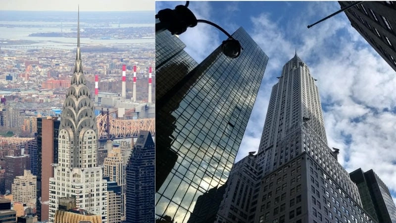 Khám phá Ảnh Tòa nhà Chrysler Building nổi bật giữa New York