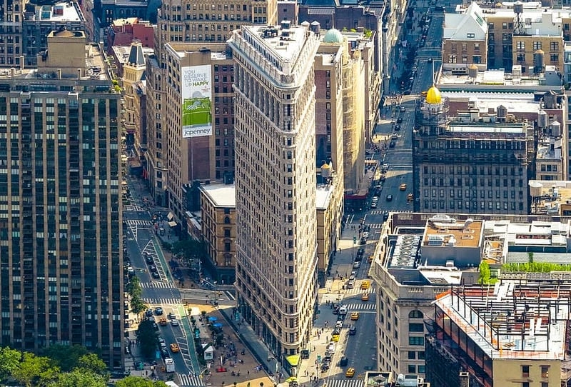 Điểm nhấn trung tâm New York Flatiron Building
