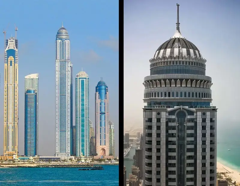 Ngắm Princess Tower Dubai Marina view biển tuyệt vời từ xa