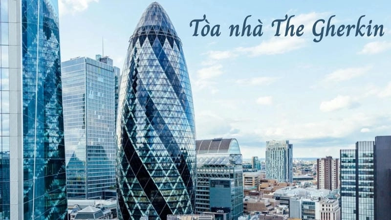 Kiến trúc nổi bật của Tòa nhà The Gherkin