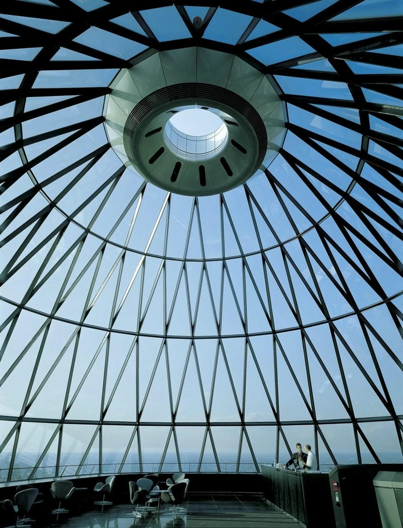 Chi tiết kiến trúc The Gherkin hiện đại và ấn tượng mọi góc nhìn