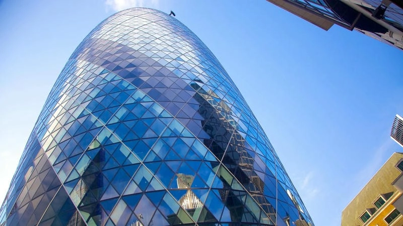 Nội thất The Gherkin sang trọng và hiện đại cho du khách