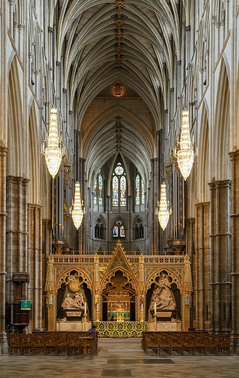 Hình ảnh Tu viện Westminster ghi lại vẻ đẹp tráng lệ