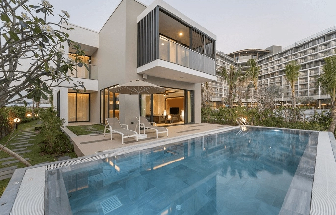 Ngắm ảnh villa Phú Quốc đẹp sát biển cực hút mắt