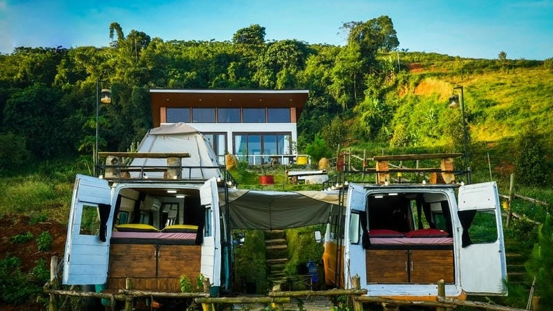 Lạc bước đến villa đồi chè Bảo Lộc giữa Bảo Lộc thơ mộng mây trời