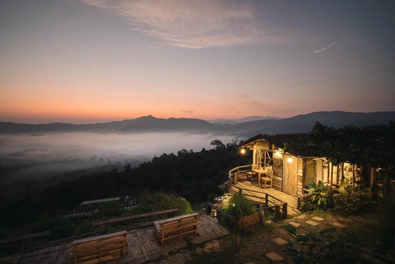 Chiêm ngưỡng Villa đồi chè Đà Lạt kiến trúc villa đồi chè độc đáo