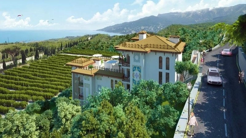 Thưởng ngoạn Villa đồi chè Đà Lạt view đồi chè Đà Lạt tuyệt vời