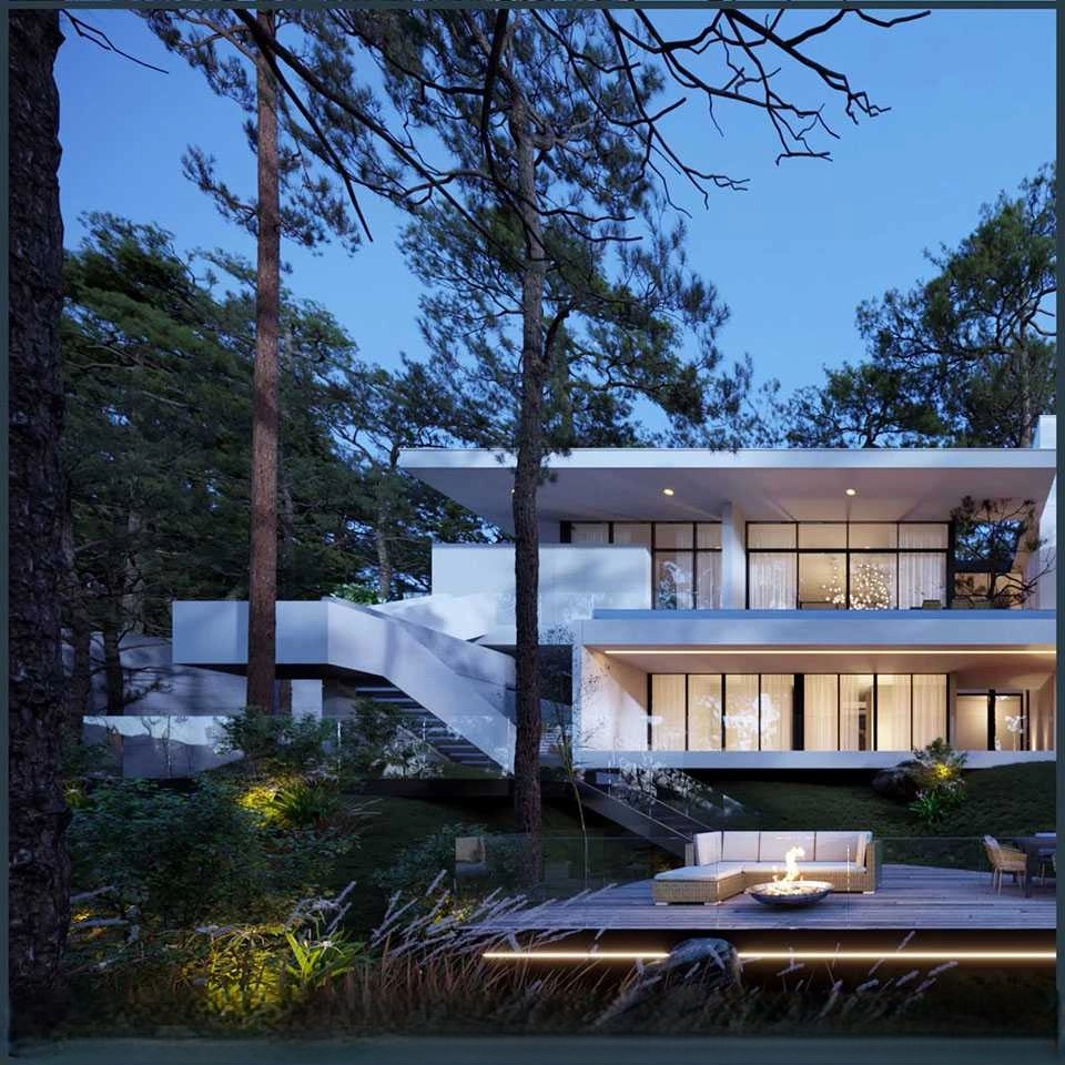 Tận hưởng Hồ bơi villa Bảo Lộc yên bình và đẹp