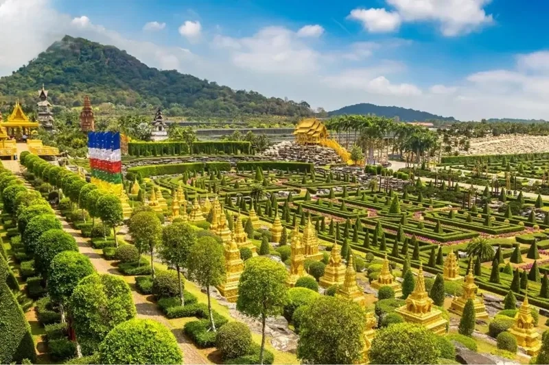 Vườn nhiệt đới Nong Nooch với tiểu cảnh độc đáo