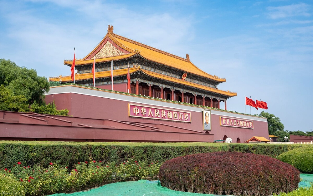 Cổng Thiên An Môn là biểu tượng chính trị Trung Hoa