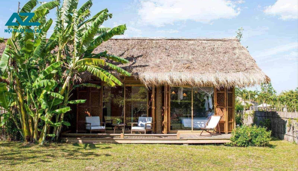 Cảnh quê miền Tây nhà mái lá đẹp mộc và thơ