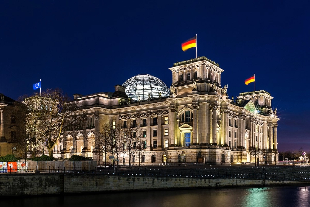 Nhà Quốc hội Reichstag nổi tiếng khắp châu Âu