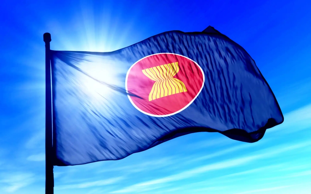 Lá cờ ASEAN là biểu trưng hợp tác Đông Nam Á