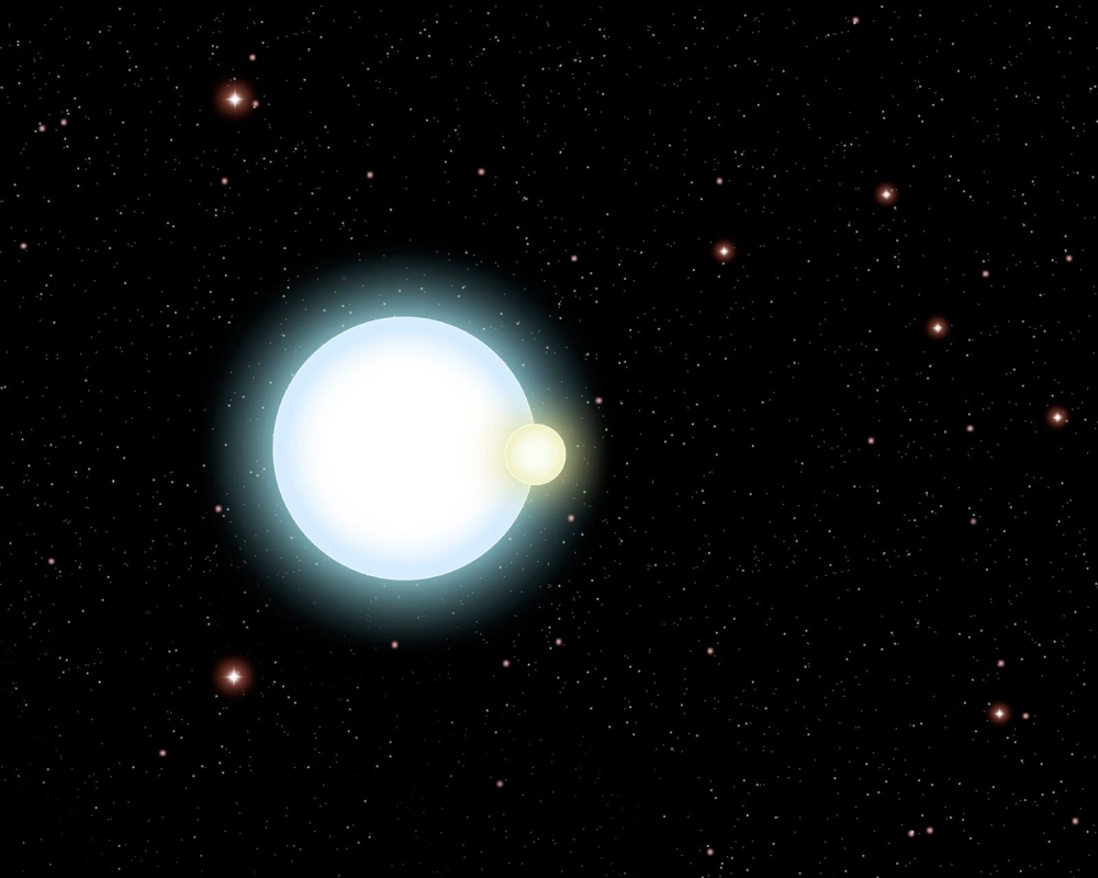 Sao lùn trắng không gian mang vẻ đẹp tĩnh lặng
